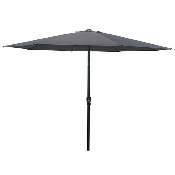 Erling Christensen Møbler Sevilla Parasol 300 cm. - grå dug : Erling Christensen Møbler  : Erling Christensen Møbler