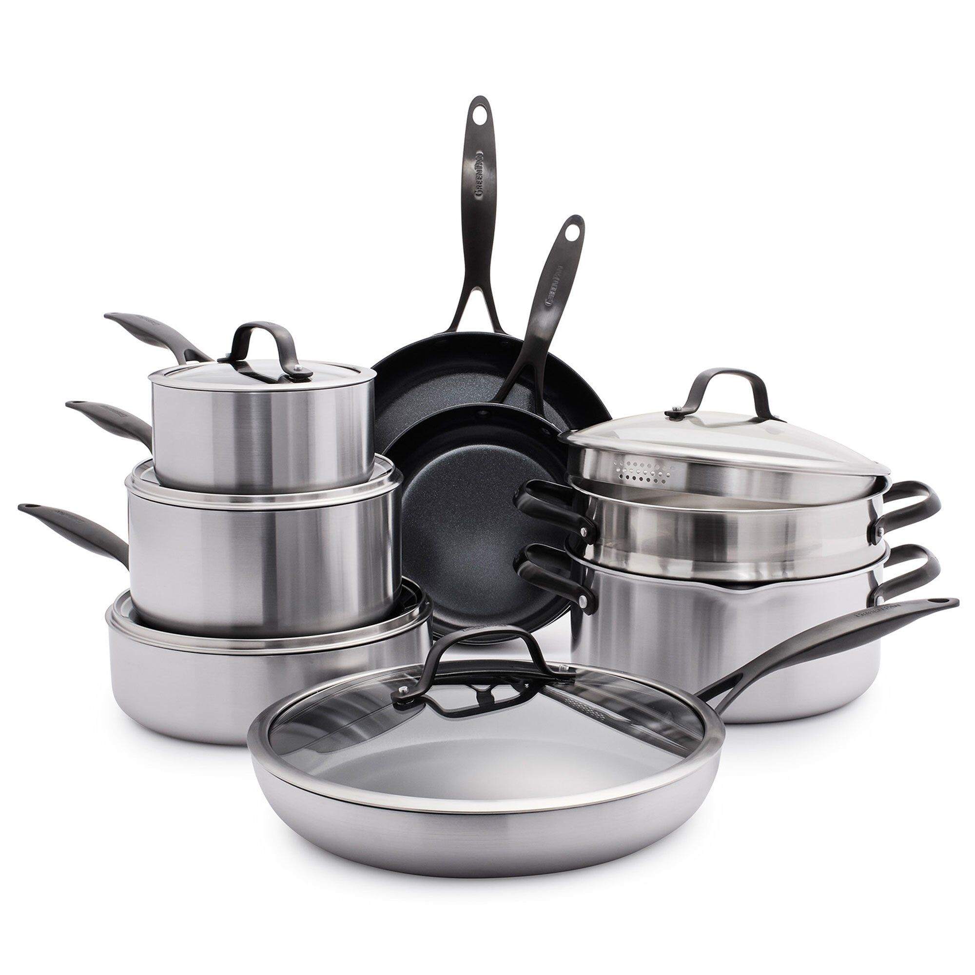 Greenpan Venice Pro Noir grydesæt 13 dele