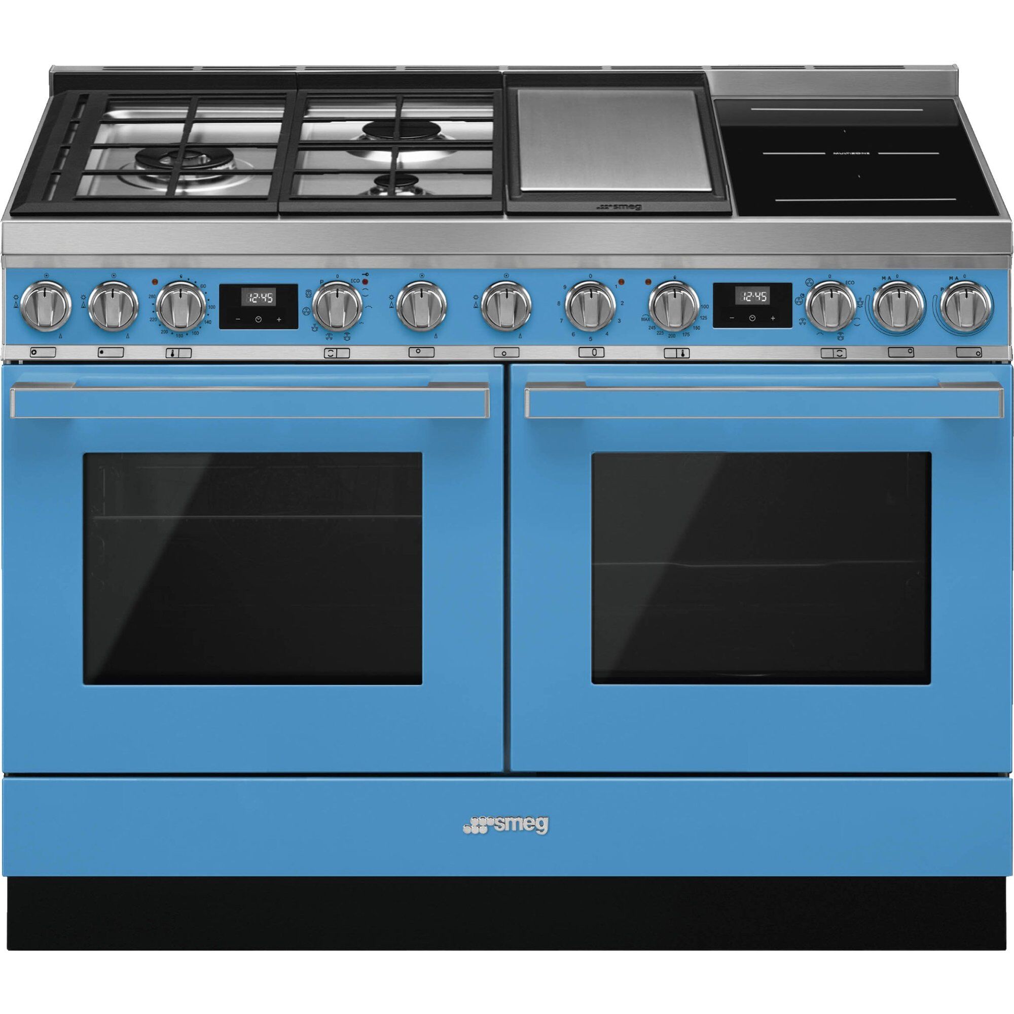 Smeg CPF120IGMPT Portofino gas-/induktionskomfur, turkis