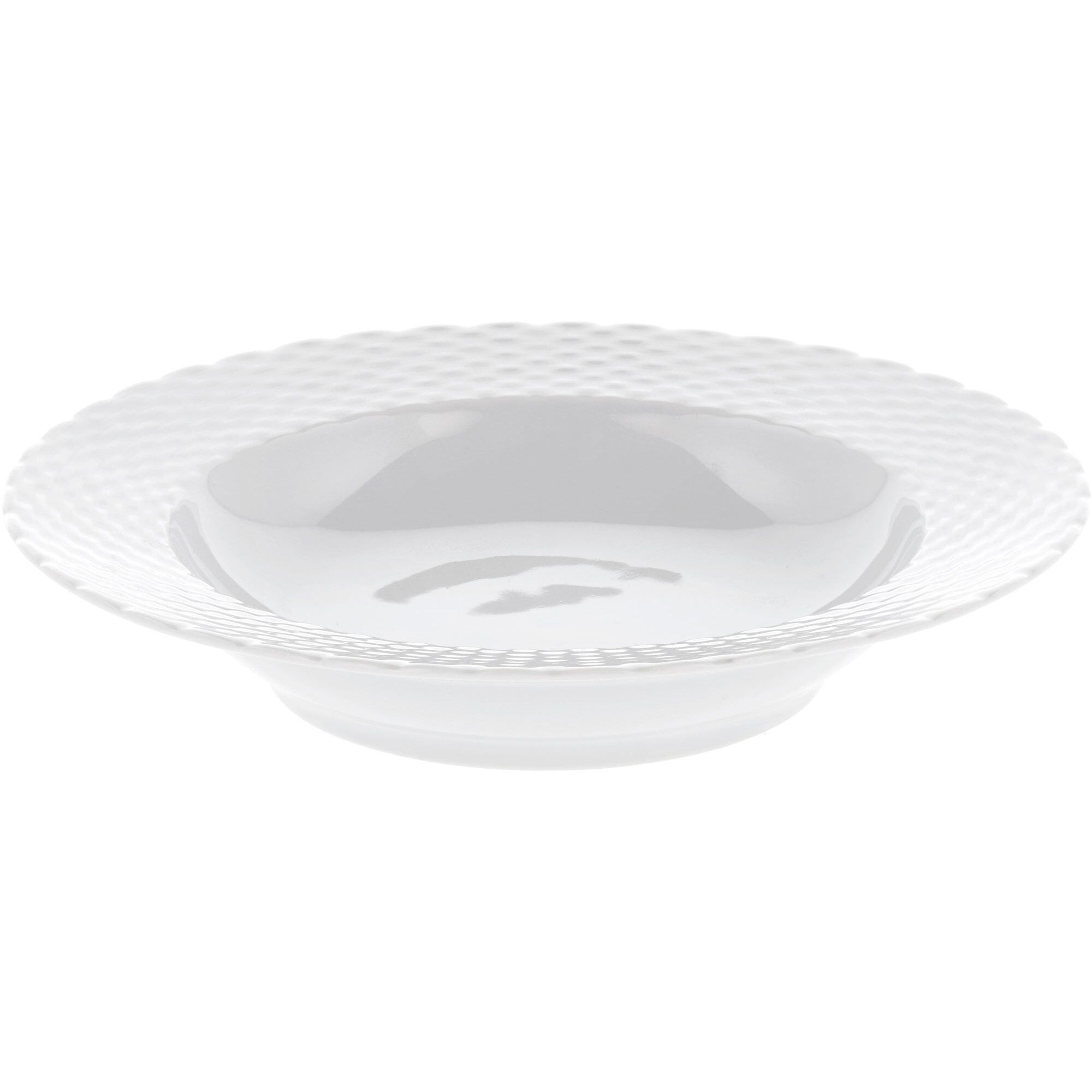 Pillivuyt Basket dyb tallerken 23 cm, 60 cl, hvid