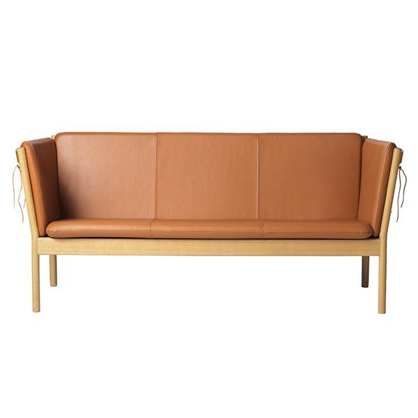 FDB Møbler - J149 3 pers. sofa - Cognac læder : Erling Christensen Møbler