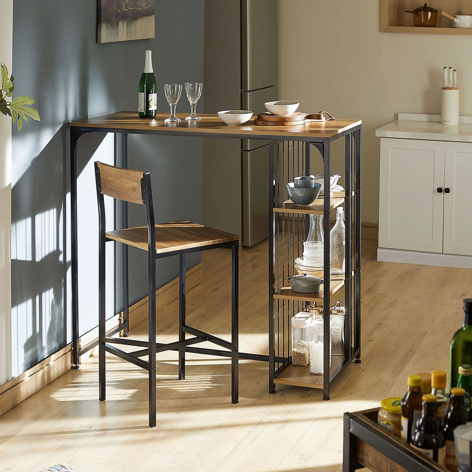 Bring ro i hjemmet med dette elegante barbord (B115 x D50 x H107 cm)