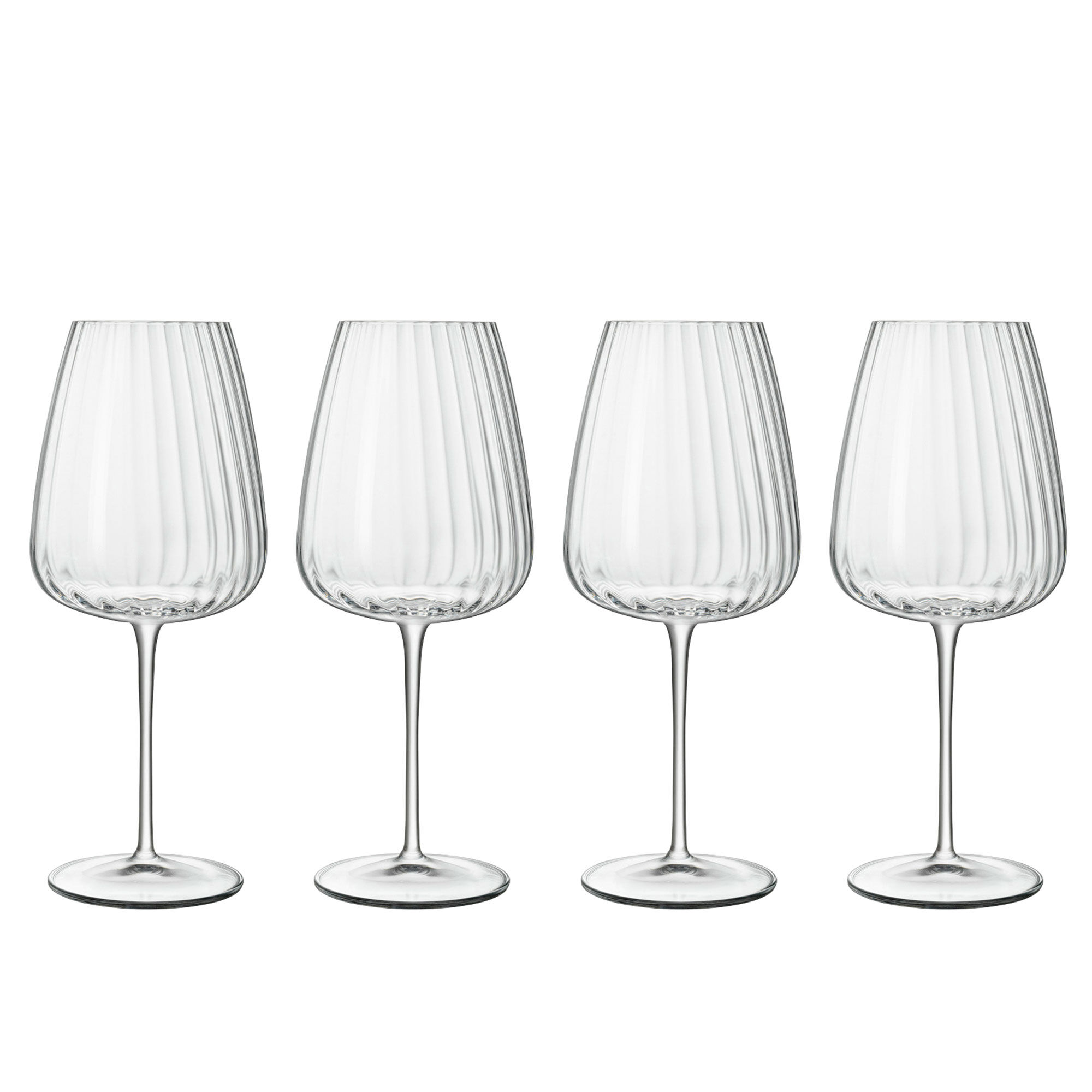Luigi Bormioli Optica Bordeaux Rødvinsglas, 4 stk.
