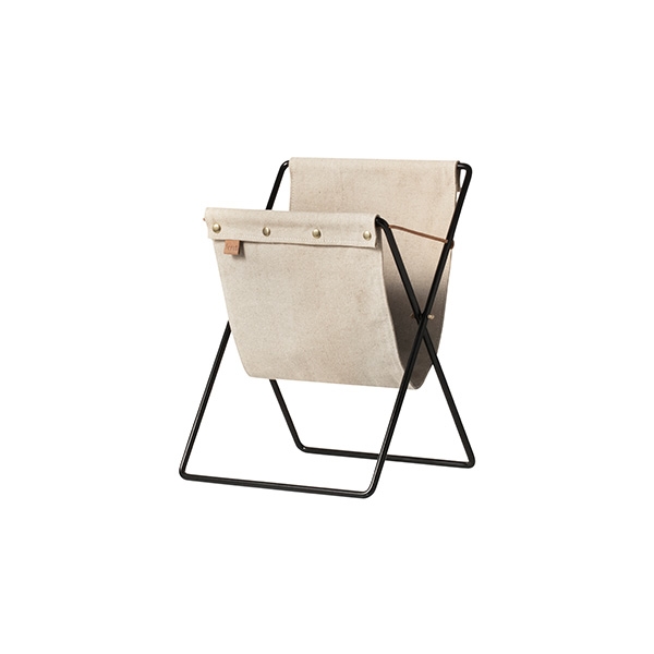 Ferm Living Herman magasinholder - sort  : Erling Christensen Møbler