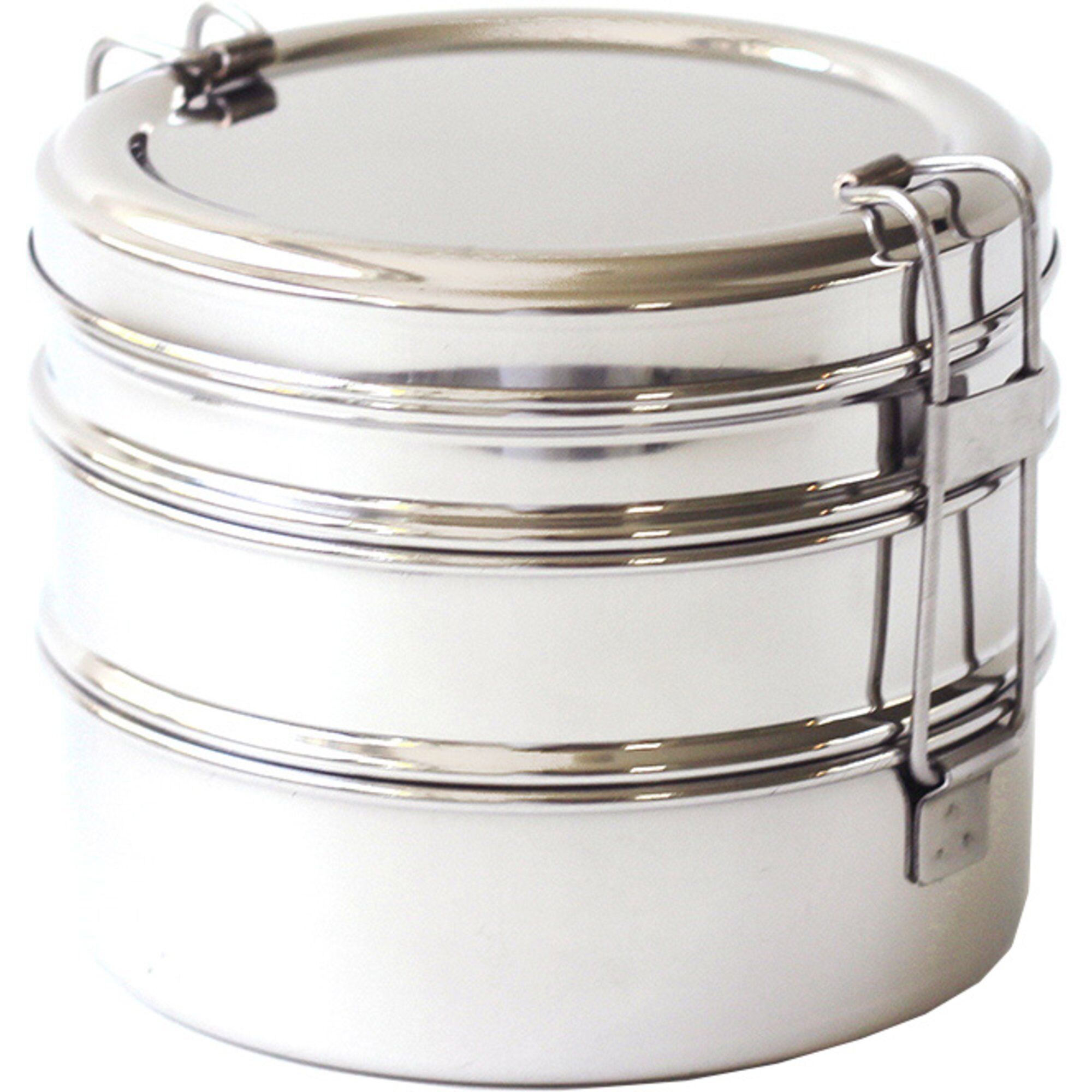 Eco lunchbox Tri Bento rund tredelt madkasse