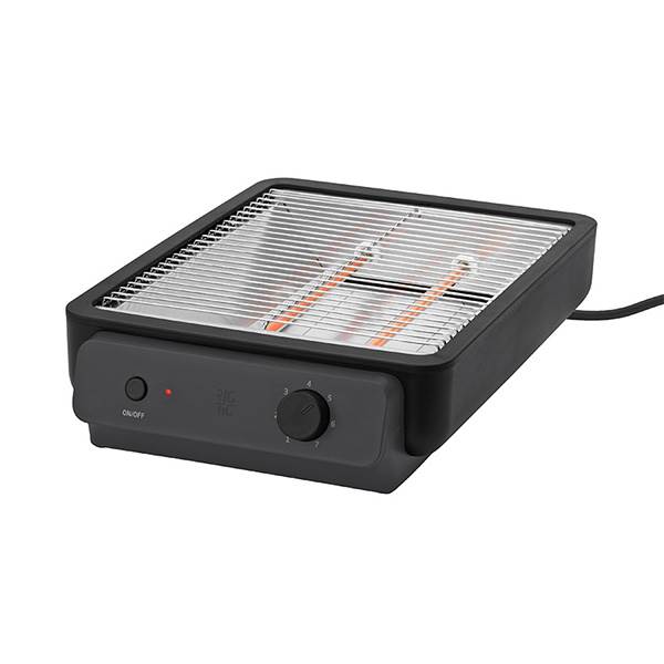 Rig-Tig Foodie flatbed toaster - Black  : Erling Christensen Møbler