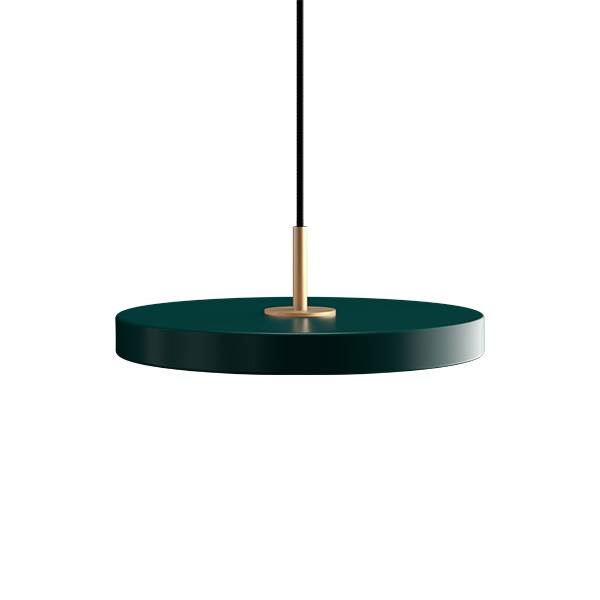 Umage Asteria pendel - Mini - Forest green / Messing  : Erling Christensen Møbler