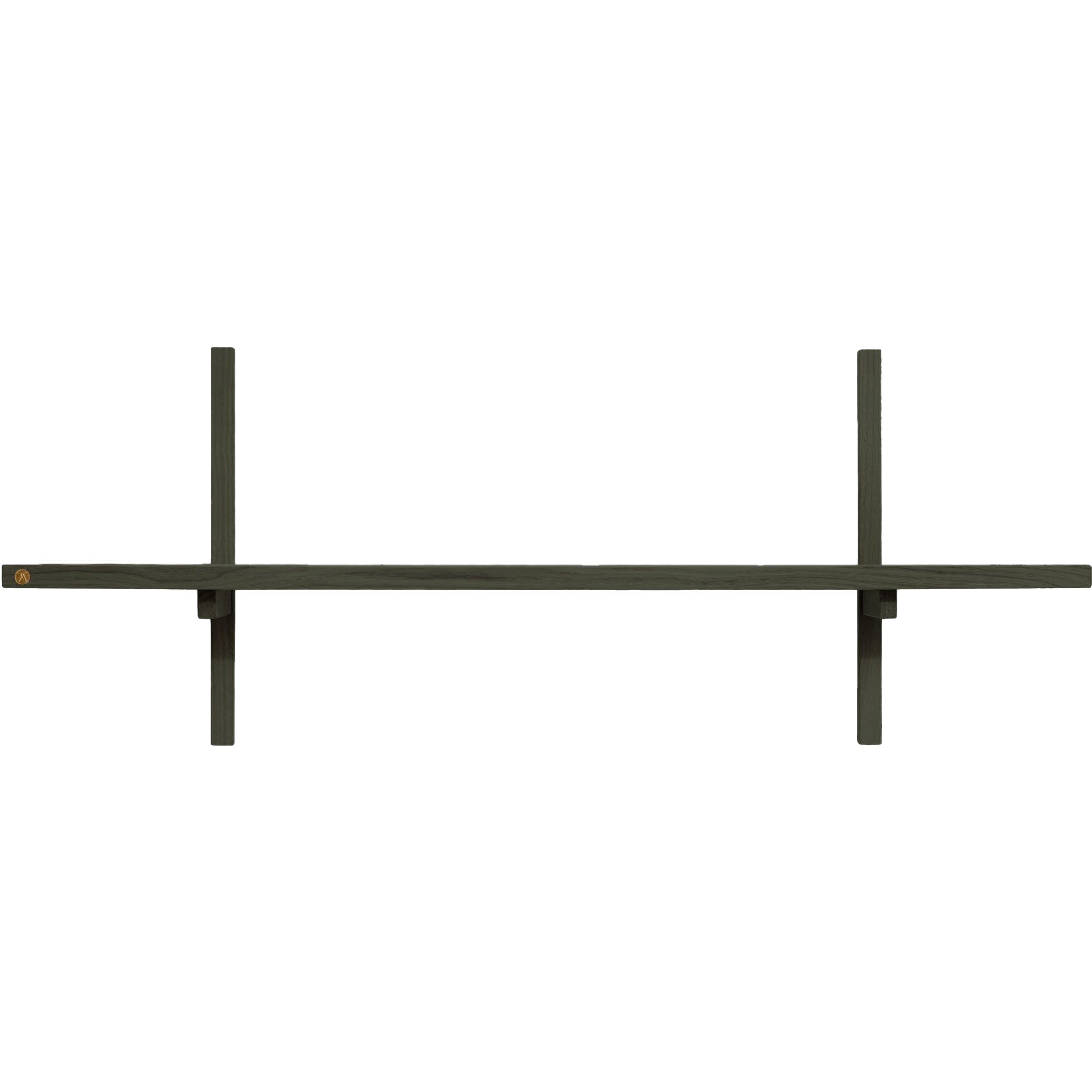 Andersen A-Light Shelf væghylde 90 x 30 cm, olivengrøn
