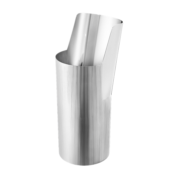 Georg Jensen Urkiola vase - rustfrit stål - høj  : Erling Christensen Møbler