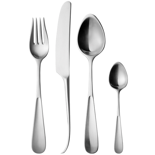 Georg Jensen Vivianna bestiksæt - mat - 16 dele  : Erling Christensen Møbler
