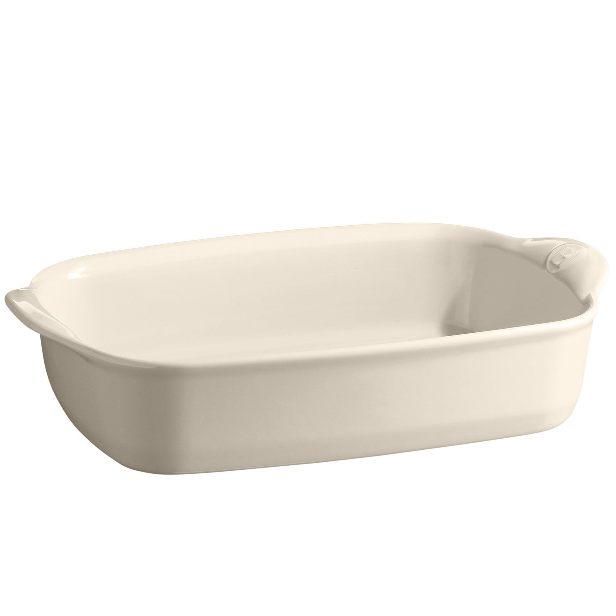 Emile henry Rektangulær ovnfast form (S) 1,55 liter, cream
