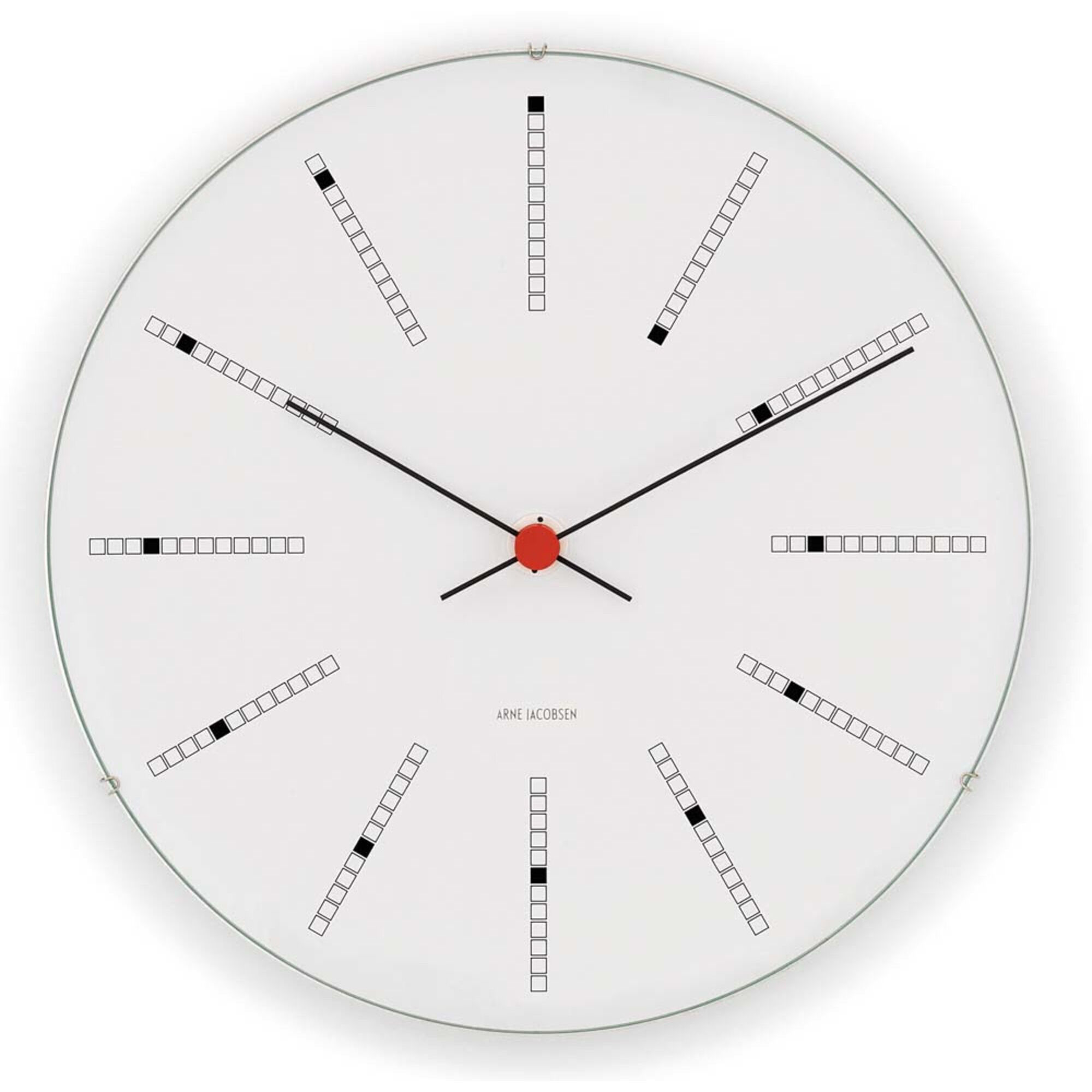 Arne jacobsen Bankers Vægur 48 cm.