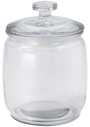 Opbevaringsglas House Doctor Ville klar D11ÃH14,6 cm med PE-låg