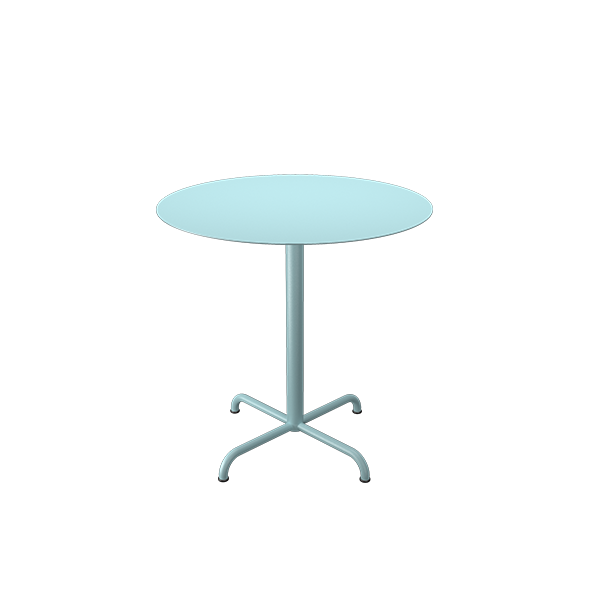 Houe - Pico cafébord med ben - Ø74 cm - Blå  : Erling Christensen Møbler