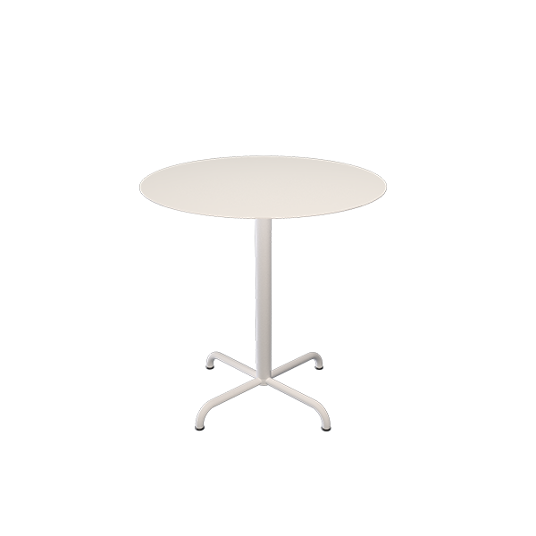 Houe - Pico cafébord med ben - Ø74 cm - Hvid  : Erling Christensen Møbler