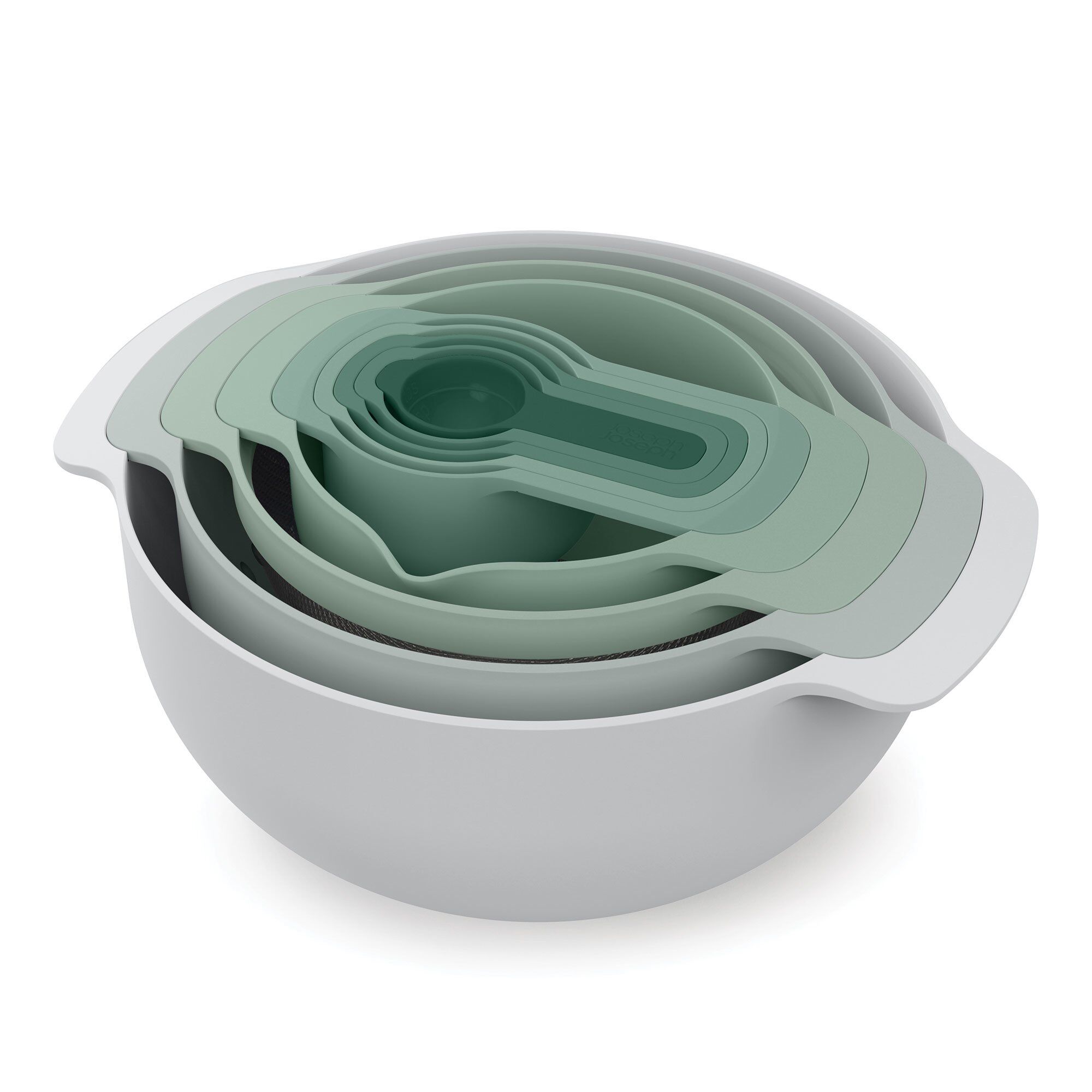 Joseph joseph Nestâ¢ Sage skålesæt 9 dele, lysegrøn