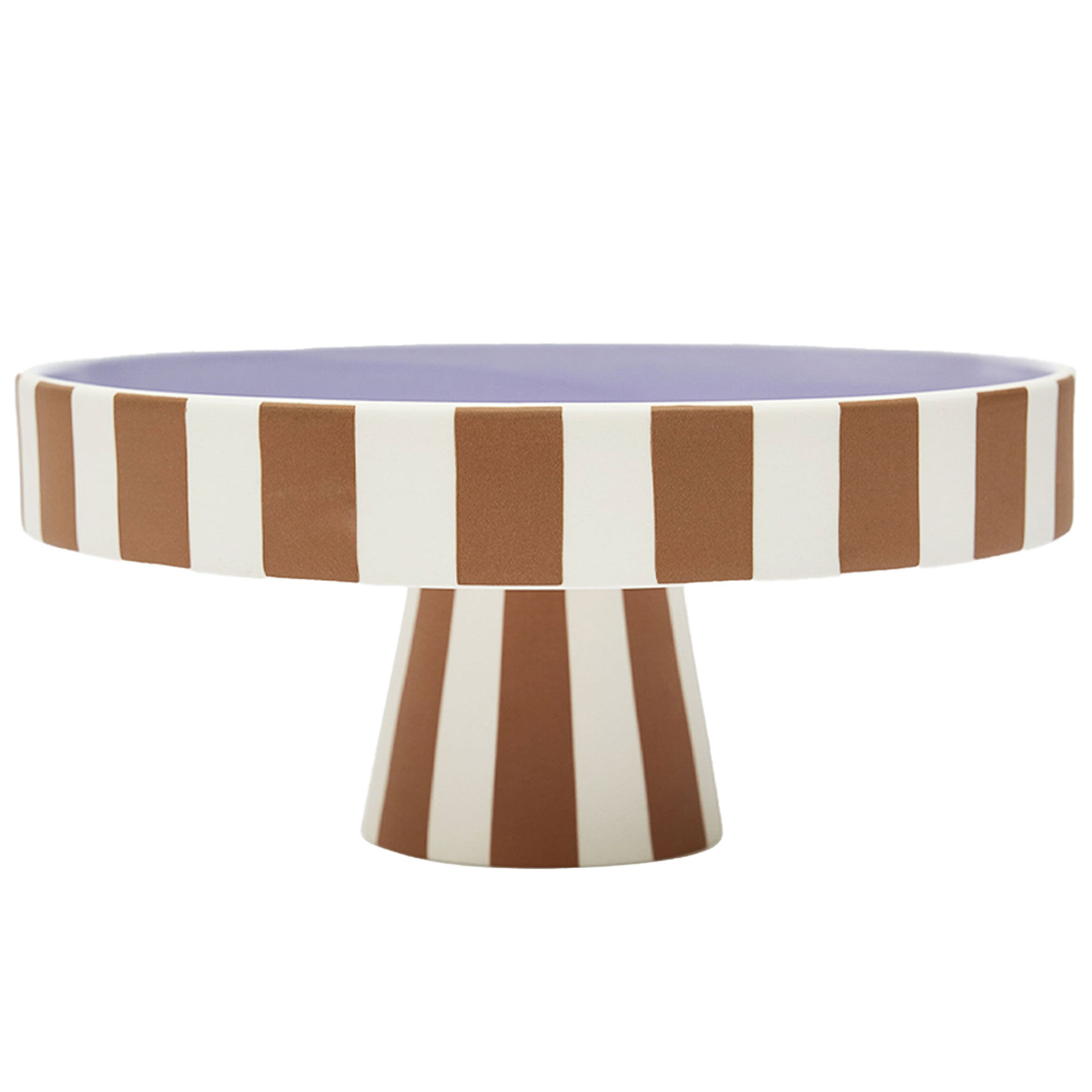 Oyoy living design Toppu Serveringsfad 20 cm, karamel/lavendel