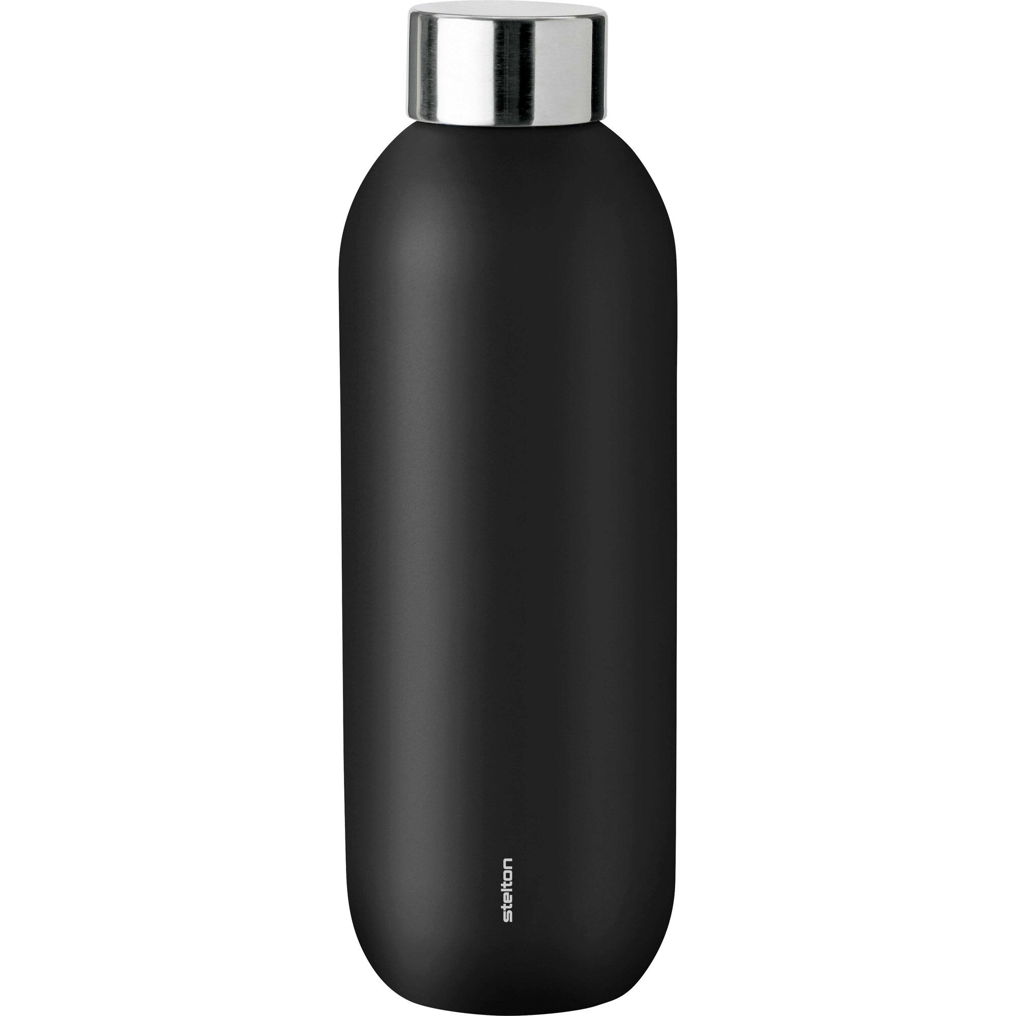 Stelton Keep Cool Drikkeflaske 0,6L, Sort
