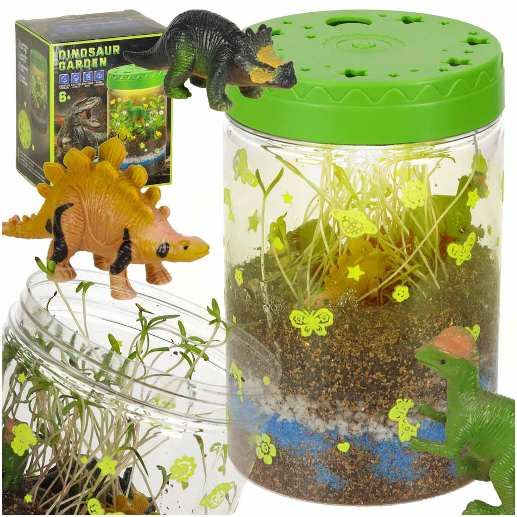 Dinosaur-avlsterrariumprojektor med LED-natlys