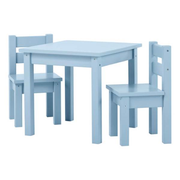 Hoppekids MADS Børnesæt - bord og 2 stole - Dream blue Dream Blue : Erling Christensen Møbler