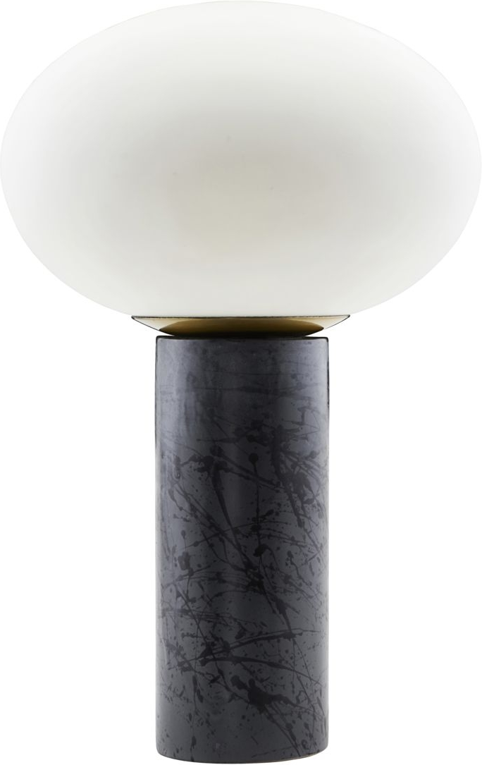 Bordlampe House Doctor Opal blå/hvid Ø30 x H45 cm glas keramik metal