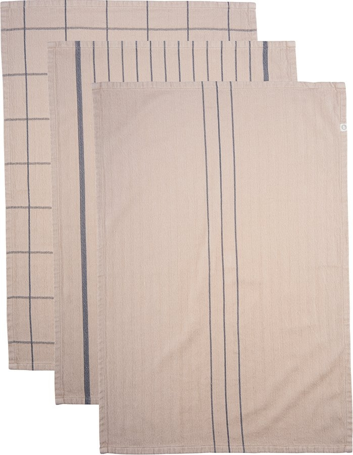 Køkkenhåndklæde/viskestykke House Doctor Opa sand 50x70 cm 100% bomuld