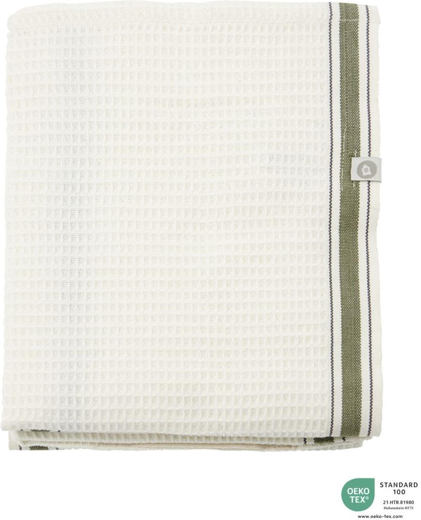 Viskestykker 2-pak House Doctor Bihar 55x75 cm 100% bomuld grøn