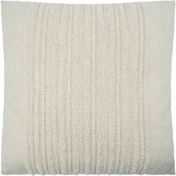 Pudebetræk House Doctor Chil hvid bomuld 50x50 cm med striber