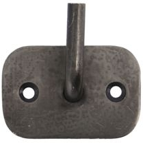 Badeværelsesknage og væghanger House Doctor Pati sort antik rustfrit stål 4x2x6 cm