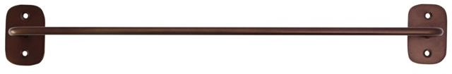 Håndklædeholder House Doctor Pati rustfrit stål bruneret messing 40 x 6 cm