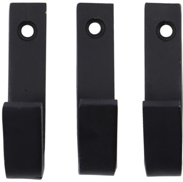 Knagekroge 3-pak House Doctor Bath sort rustfrit stål 7x1 cm