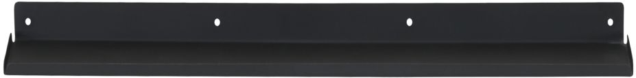 Væghylde opbevaringshylde House Doctor Ledge jern sort 4x80x11,5 cm