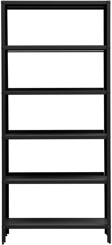 Opbevaringsreol House Doctor Use sort stål H200 x B30 x L90 cm
