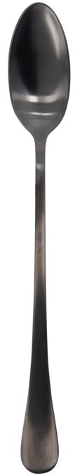 Lang ske House Doctor Lery gunmetal rustfrit stål dessertske 19,5 cm
