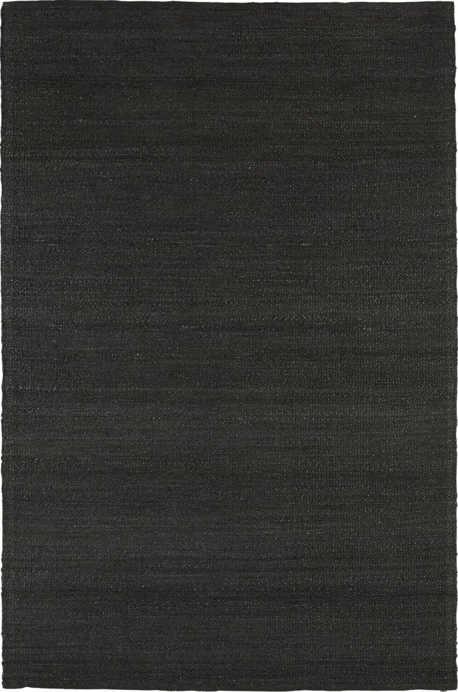 Gulvtæppe House Doctor Hempi sort 200 x 300 cm hamp jute bomuld