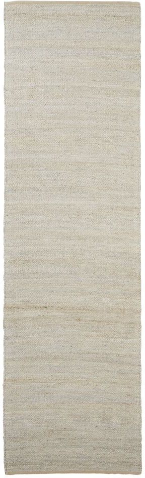 Gulvtæppe/løber House Doctor Hempi 90x300 cm lysegrå hamp/jute/bomuld antiskrid
