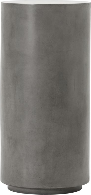 Betonpiedestal og sidebord House Doctor Out Ø36 x H76 cm grå
