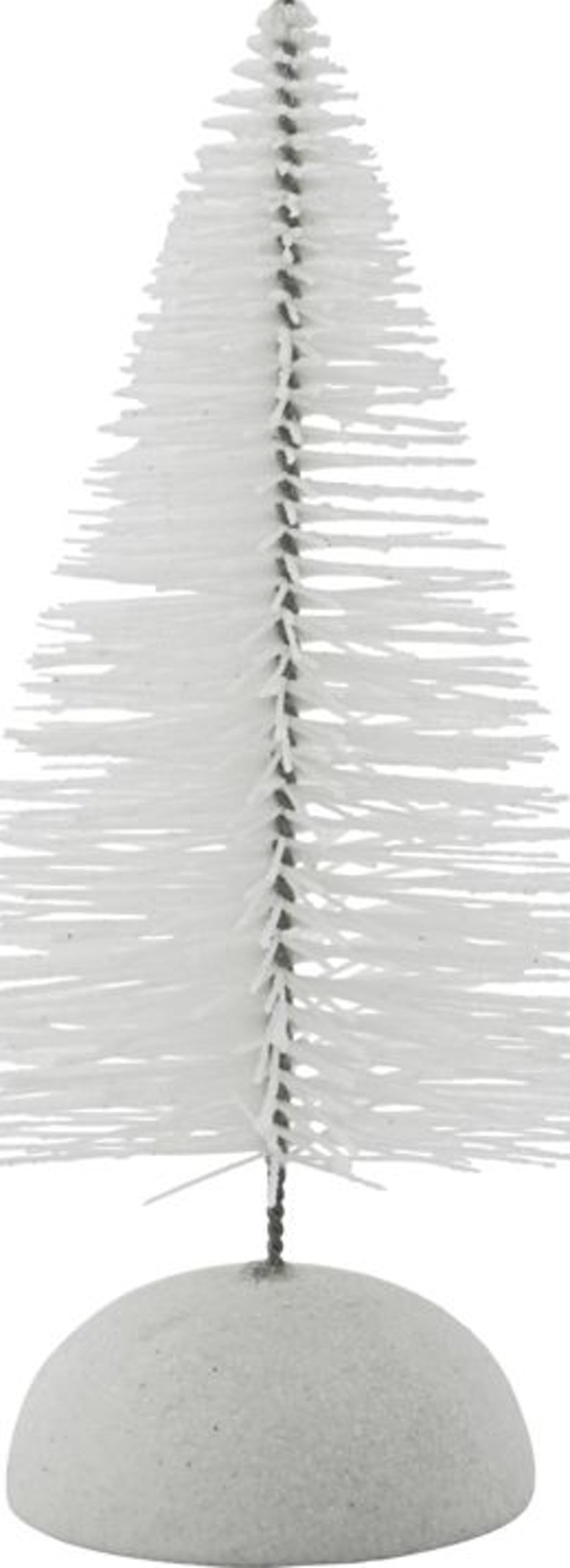 Juletræ House Doctor Frost hvid glimmer 17x8x8 cm julepynt
