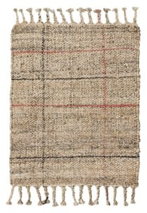 Gulvtæppe House Doctor Atur 60x90 cm håndlavet jute/bomuld multi