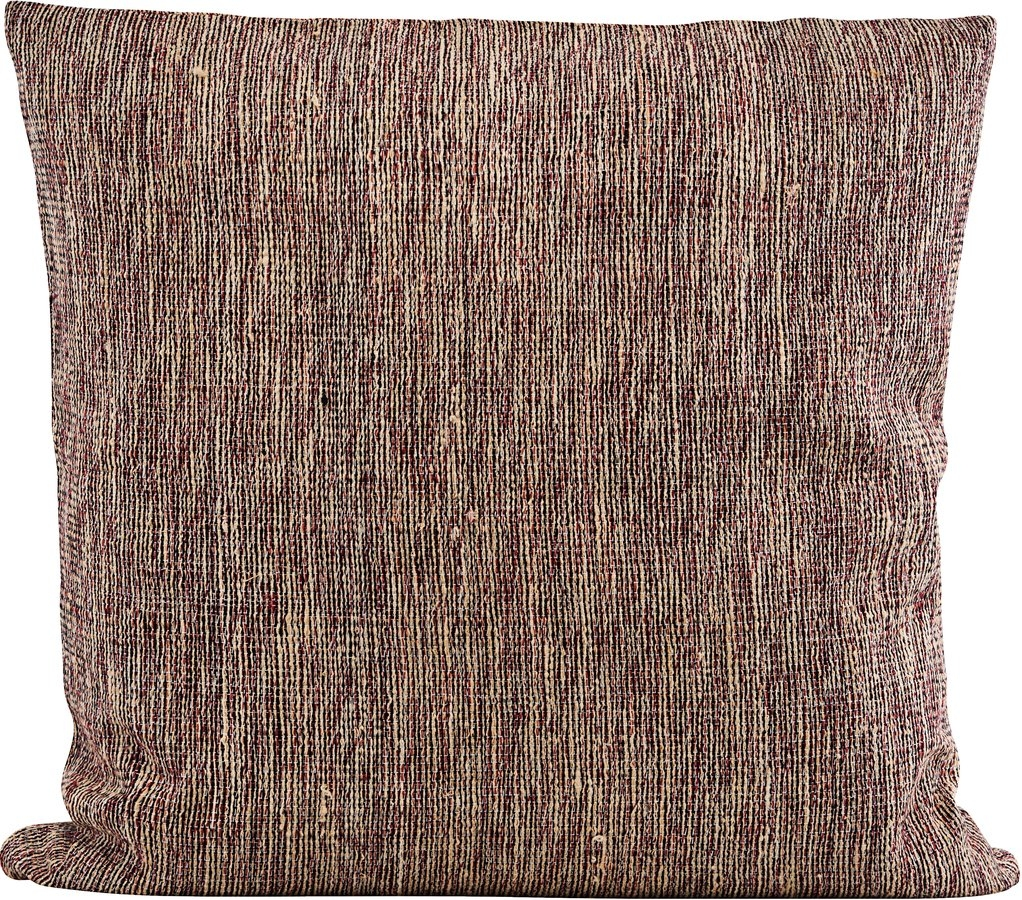 House Doctor Riti pudebetræk 50x50 cm bordeaux akryl silke polyester bomuld