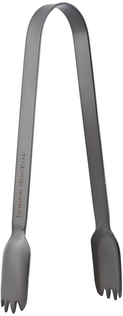 Is- og cocktailtang House Doctor Grunge gunmetal rustfrit stål 17 cm