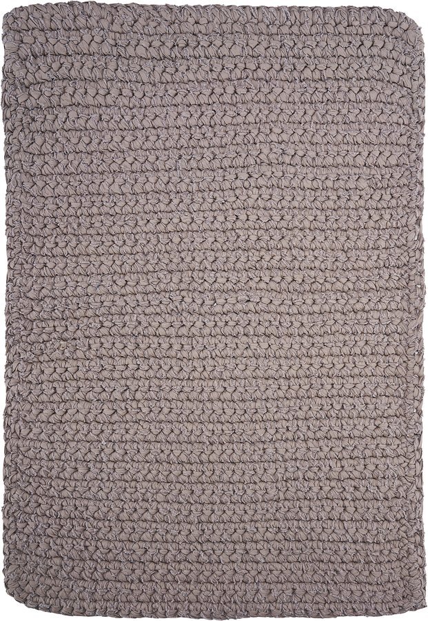 Bademåtte House Doctor Crochet 60Ã90 cm grå bomuld