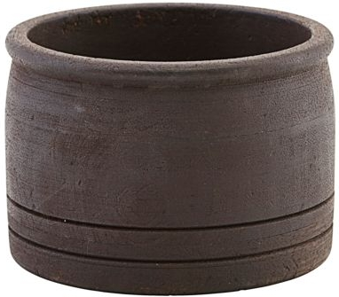 Opbevaringsbeholder House Doctor Kango i mangotræ Ø12,6 cm mørkebrun