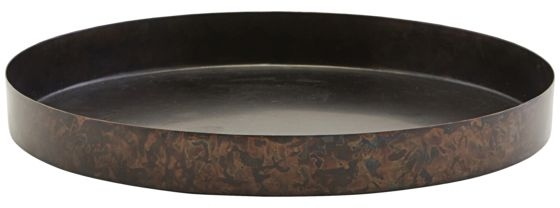 Dekorationsbakke House Doctor Ella Ø20 cm mat sort jern