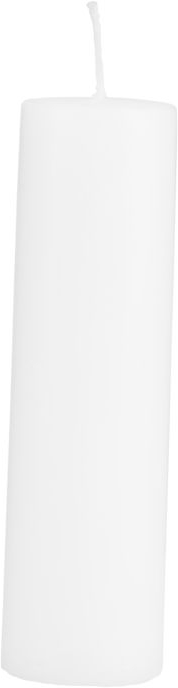 Bloklys House Doctor Classic Candles Collection Ø4 x H15 cm hvid paraffin 26 timers brændetid