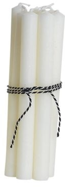 Juletræslys House Doctor Christmas Lights Collection hvid ren stearin Ø1,3ÃH13 cm brænder 3 timer