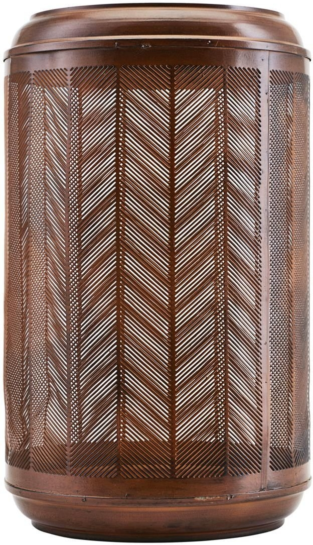 Lanterne House Doctor Eputy jern brændt henna Ø26 x H42 cm
