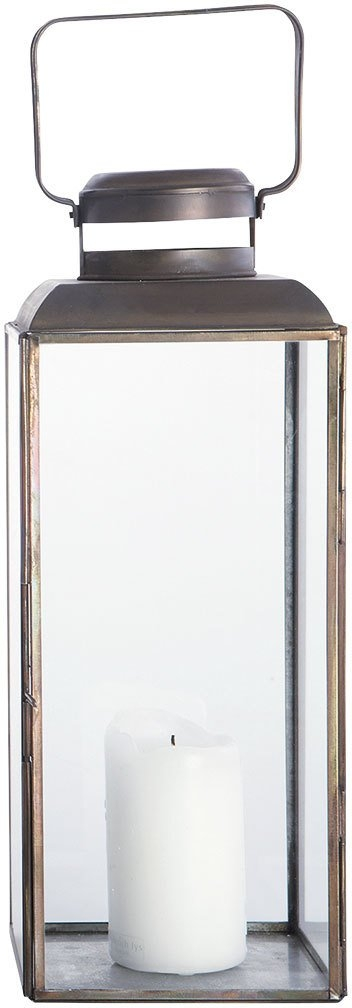 Lanterne House Doctor Vintage sort zink/jern/glas H36 x B14 x D14 cm