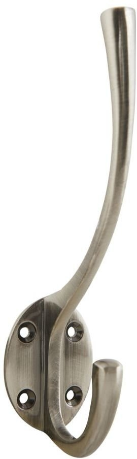 Knager House Doctor Hooks and Holders 2 stk messing nikkel L14,2 cm