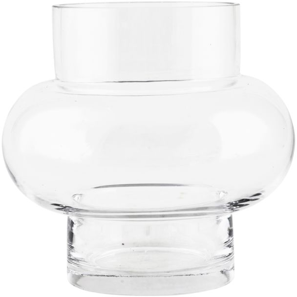 Vase House Doctor Forms i klart glas Ø17 x H16 cm